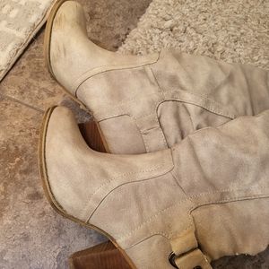 Over the knee used fall fashion boots